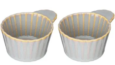 BRONCO Soul kitchen набор форм д/выпечки и сервировки цв.серый 100мл 2шт 189-363